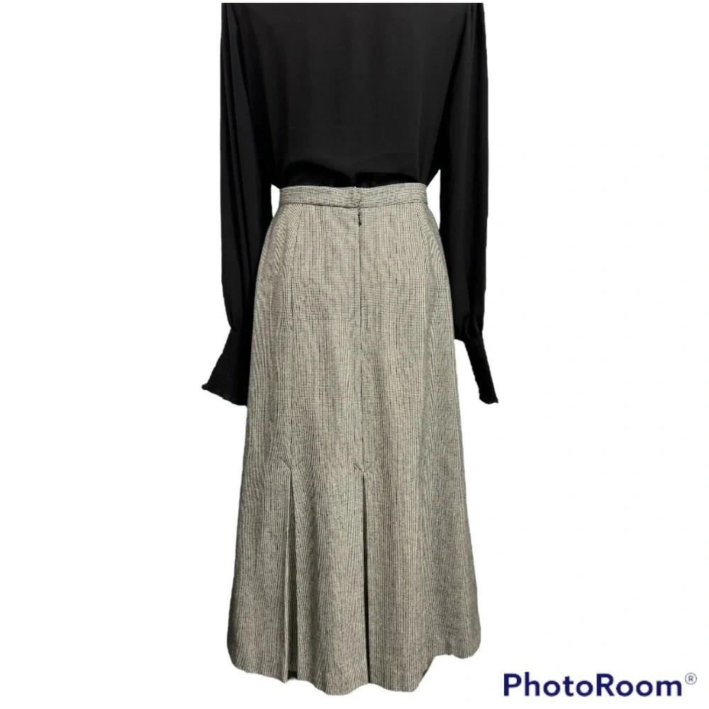 Vintage Evan-Picone Union Made USA High-Waist Midi Skirt Size: 12